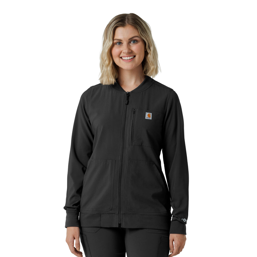 C82410 Carhartt Force Cross-Flex Women's Lightweight Scrub Jacket
