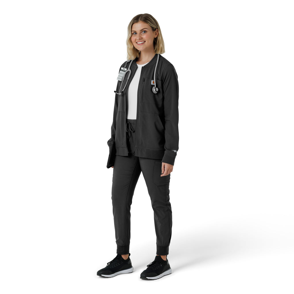 C82410 Carhartt Force Cross-Flex Women's Lightweight Scrub Jacket