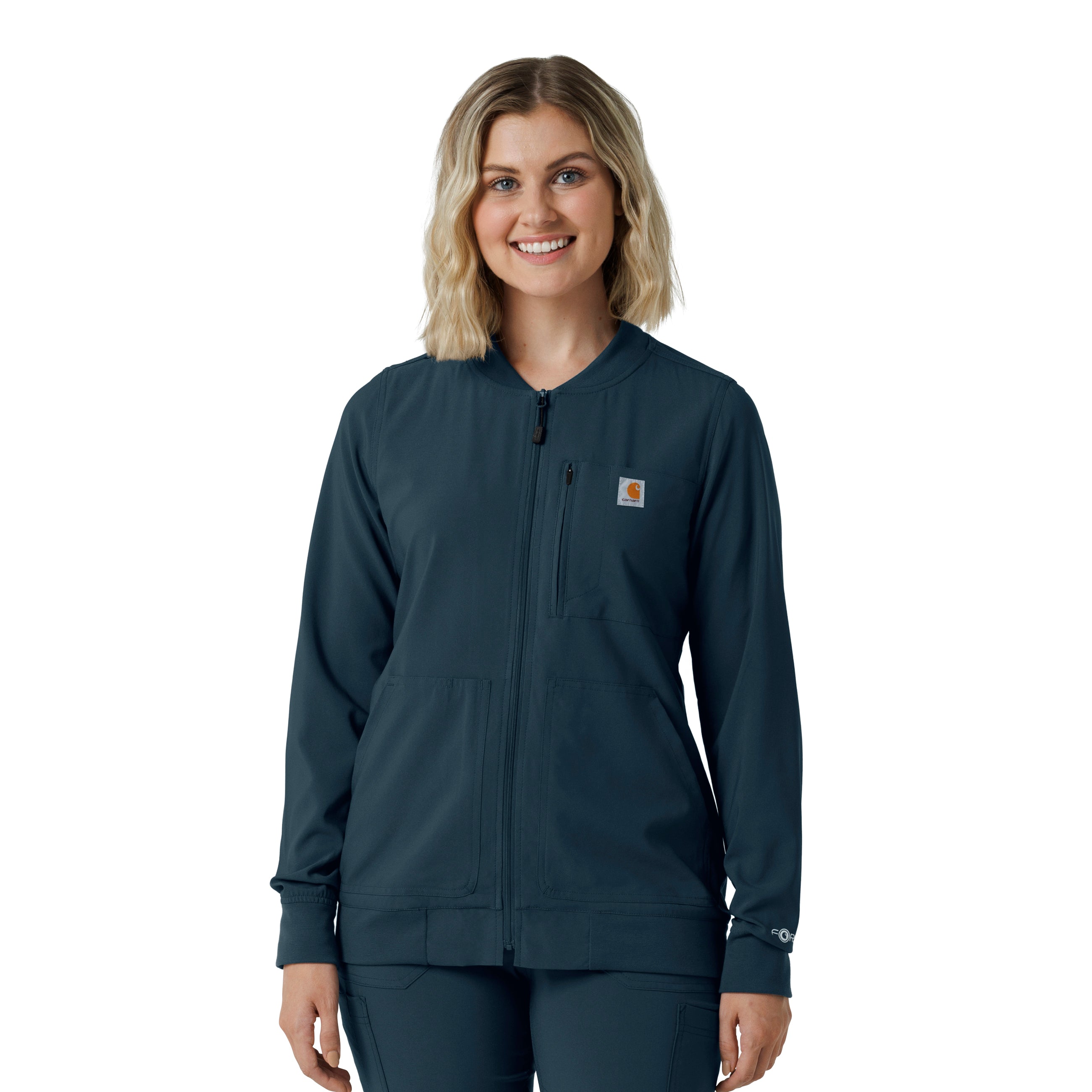 C82410 Carhartt Force Cross-Flex Women's Lightweight Scrub Jacket