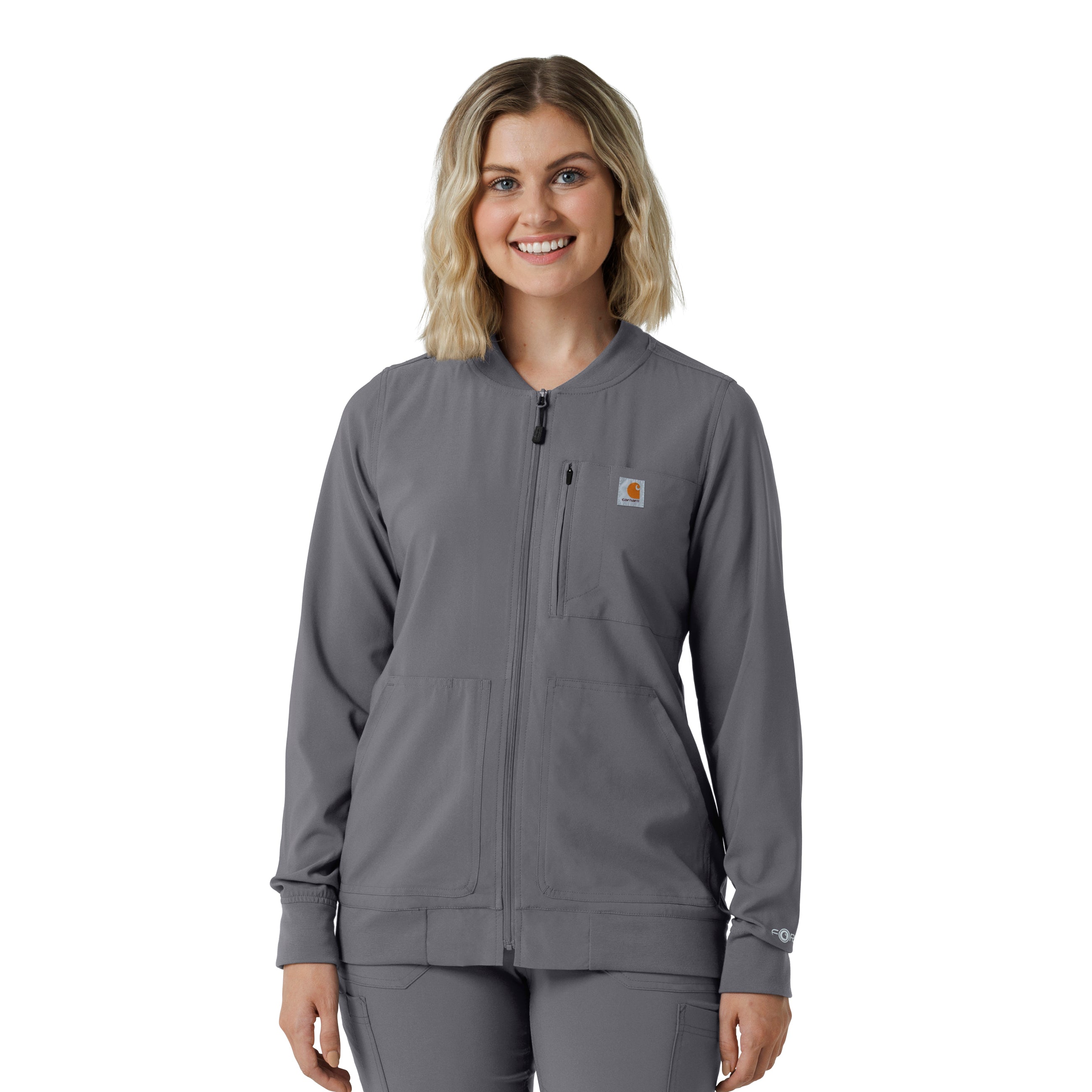 C82410 Carhartt Force Cross-Flex Women's Lightweight Scrub Jacket