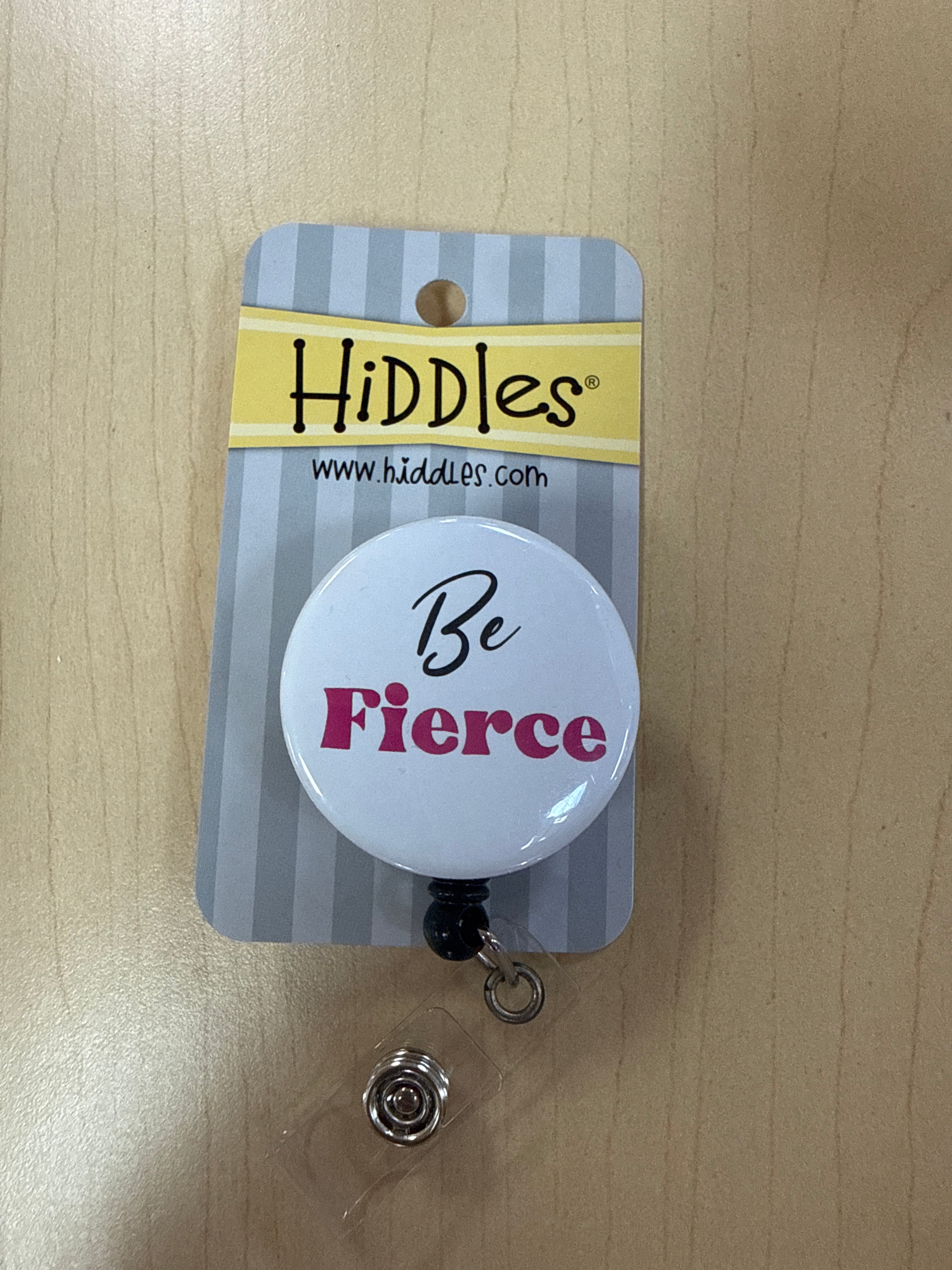 Hiddles Badge Reels - Be Fierce