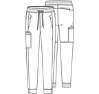 CK004 Cherokee Infinity Men's Mid Rise Jogger