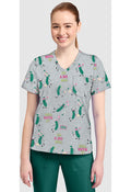 CK857 PBAL - Cherokee Print Top - I'm A Big Dill - Women's