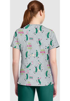 CK857 PBAL - Cherokee Print Top - I'm A Big Dill - Women's