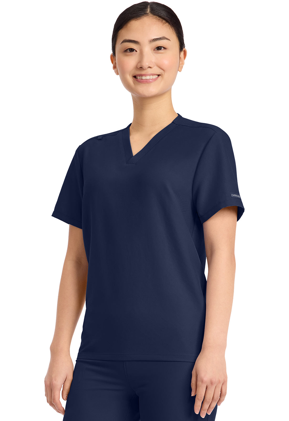 CK869A CK WW ORIGINALS ULTRA V-Neck No Pocket Top - Womens