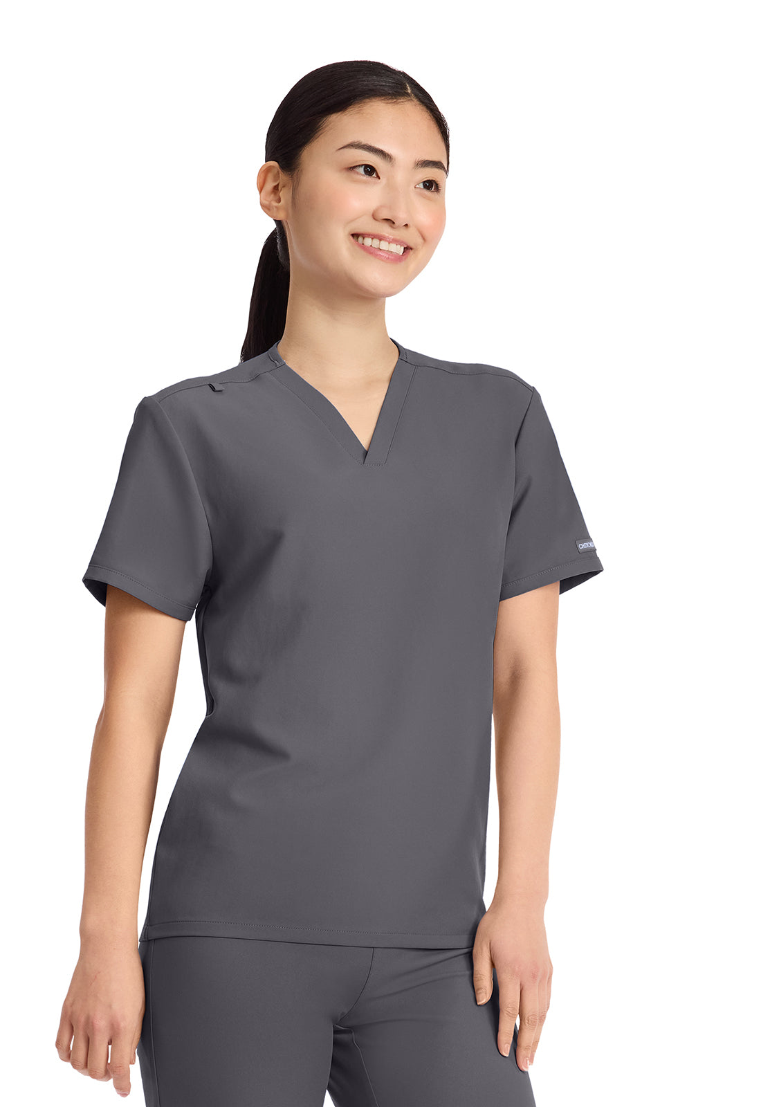 CK869A CK WW ORIGINALS ULTRA V-Neck No Pocket Top - Womens
