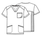 CK900A Infinity Men's V-Neck Top