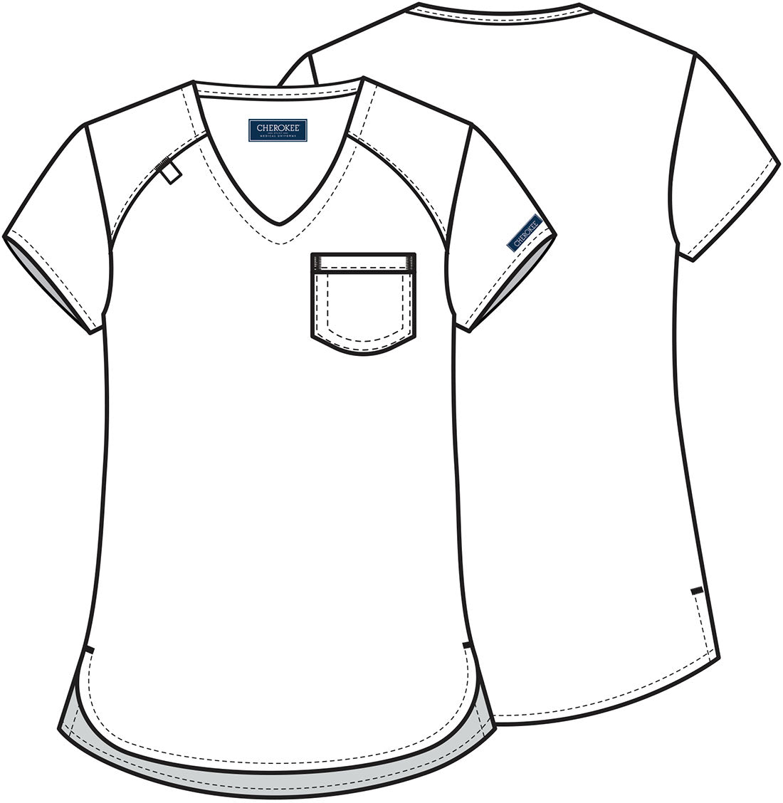 CK954 CK ORIGINALS ULTRA Tuck-in V-Neck Top - Womens