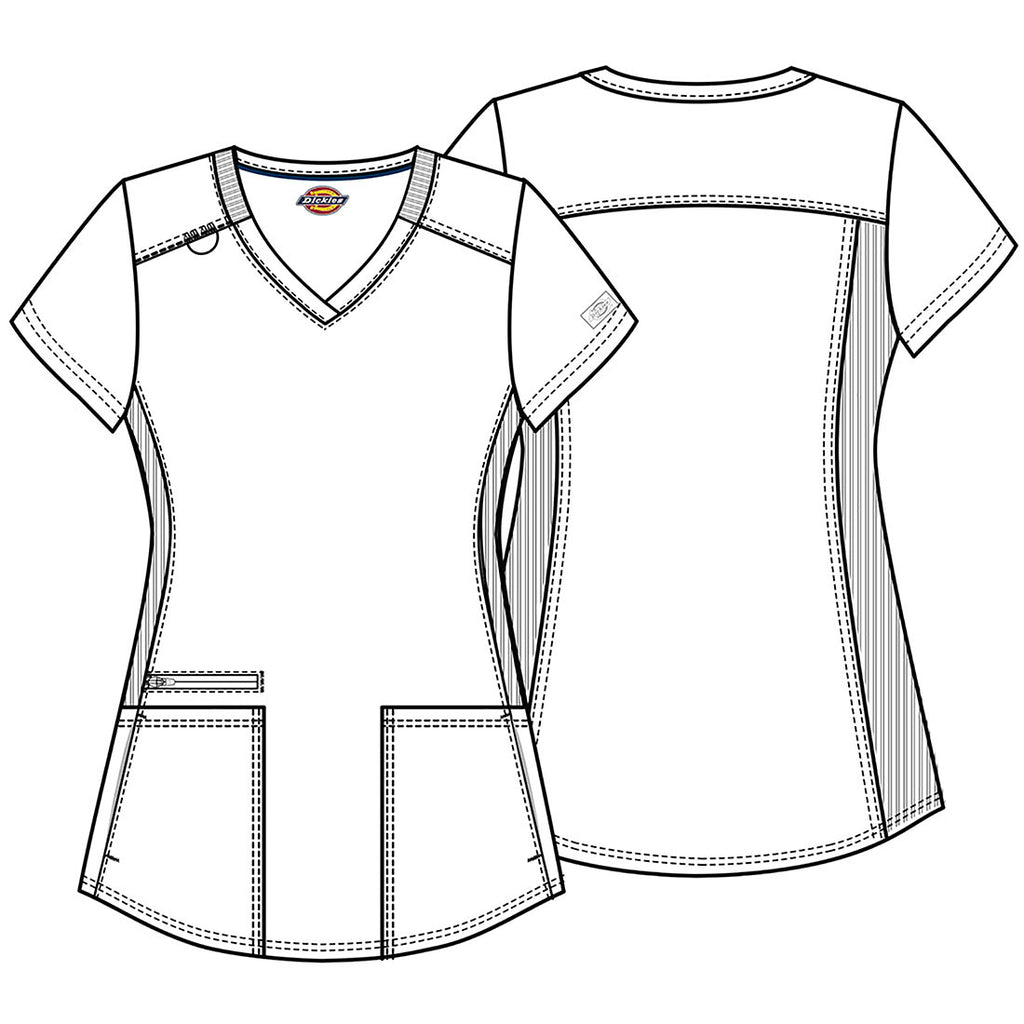DK875 Dickie Balance V-Neck Top