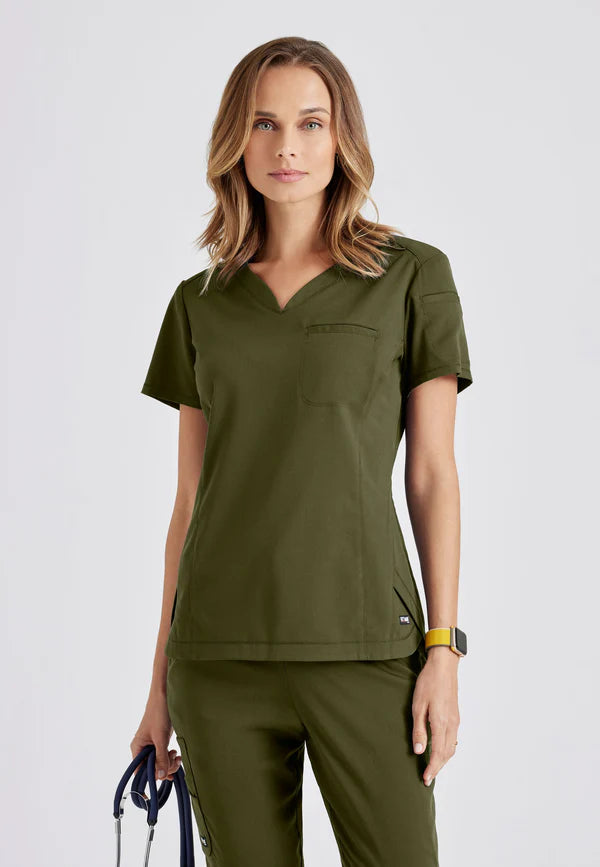 GRST136 Barco V-Neck Top