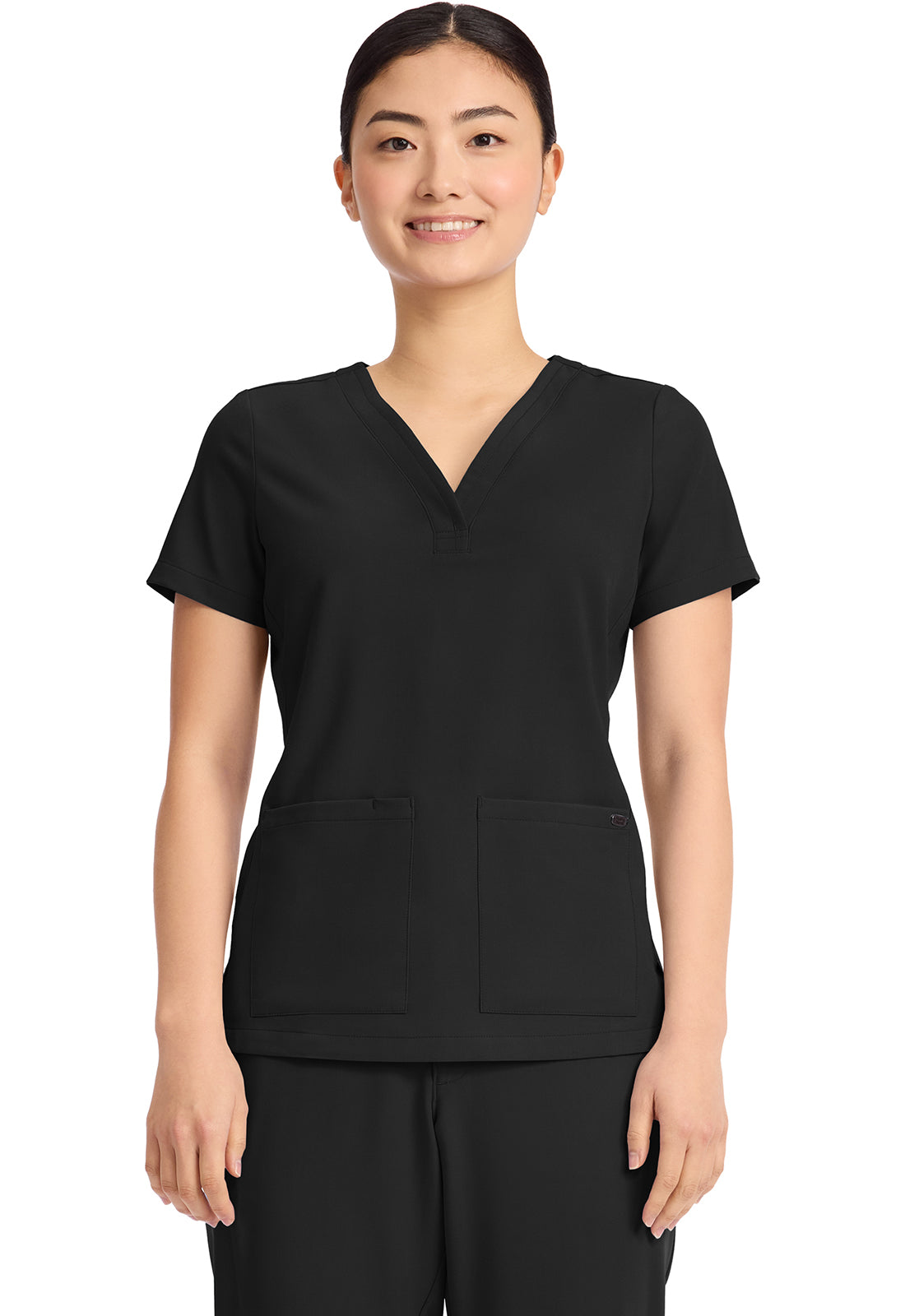 HH751 Healing Hands QUEST 3-Pocket Y-Neck Top - Womens