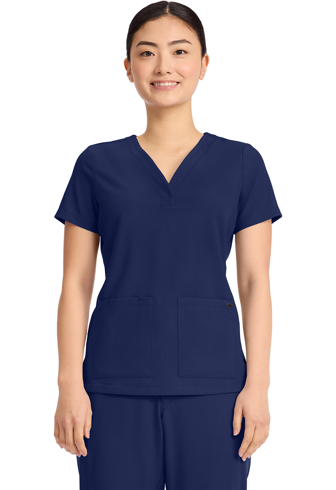 HH751 Healing Hands QUEST 3-Pocket Y-Neck Top - Womens