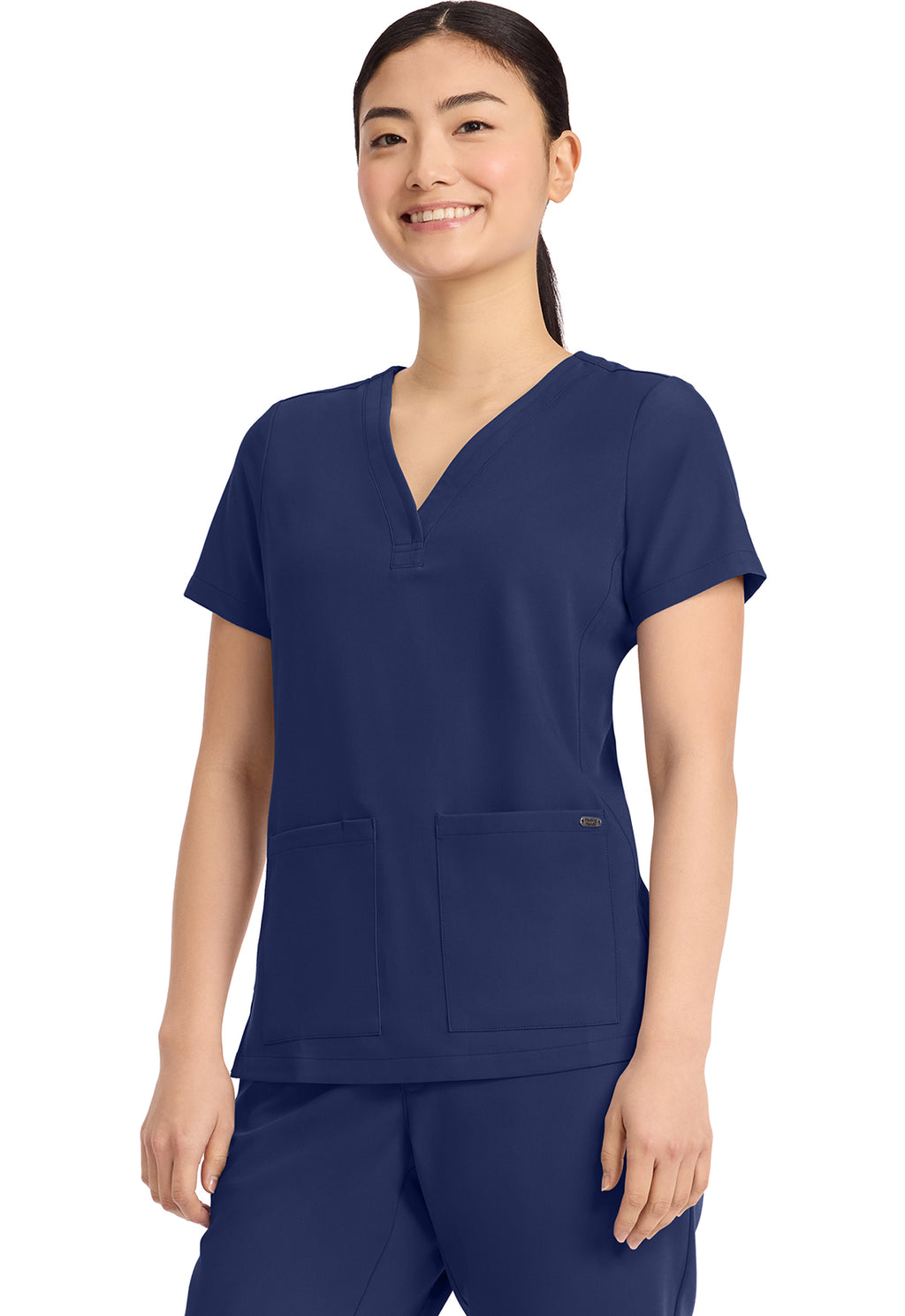 HH751 Healing Hands QUEST 3-Pocket Y-Neck Top - Womens