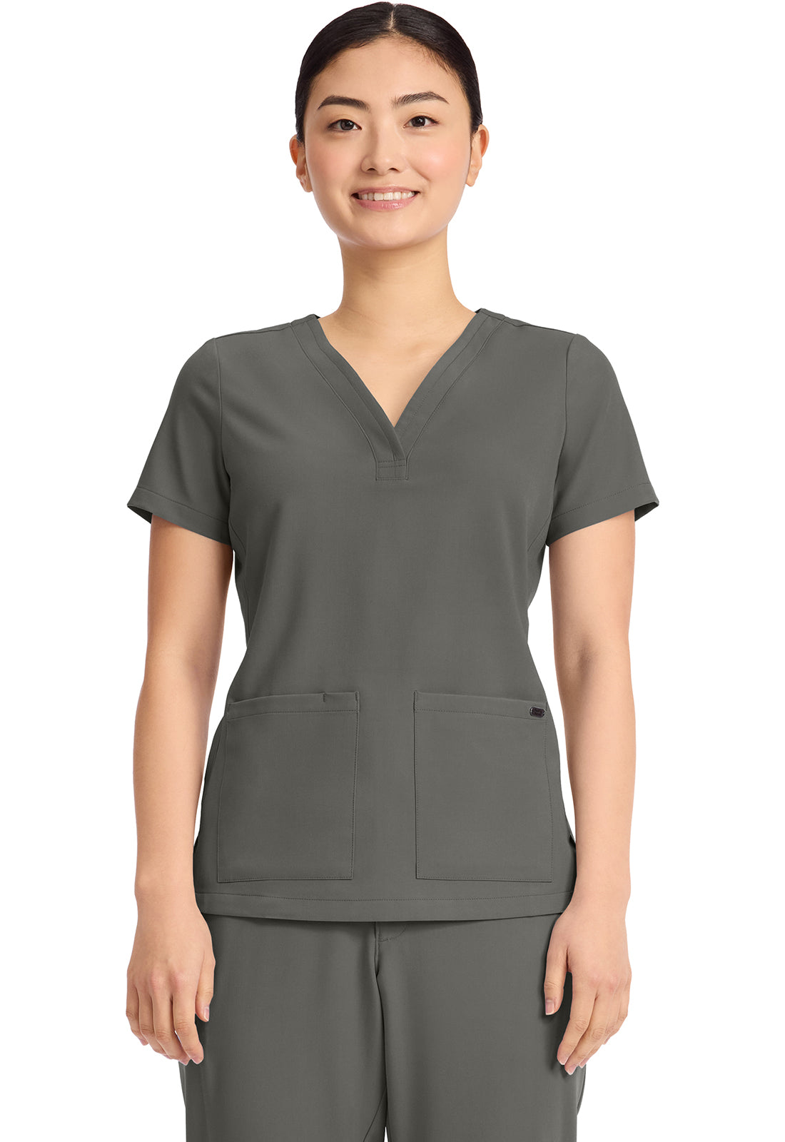 HH751 Healing Hands QUEST 3-Pocket Y-Neck Top - Womens