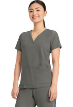 HH751 Healing Hands QUEST 3-Pocket Y-Neck Top - Womens