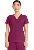 HH751 Healing Hands QUEST 3-Pocket Y-Neck Top - Womens