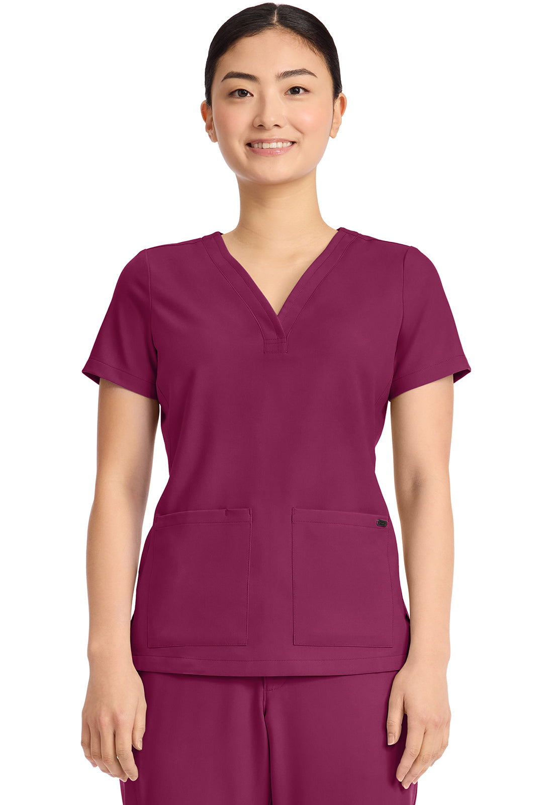 HH751 Healing Hands QUEST 3-Pocket Y-Neck Top - Womens
