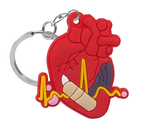 Key Chain PUFFY - Heart with a Beat