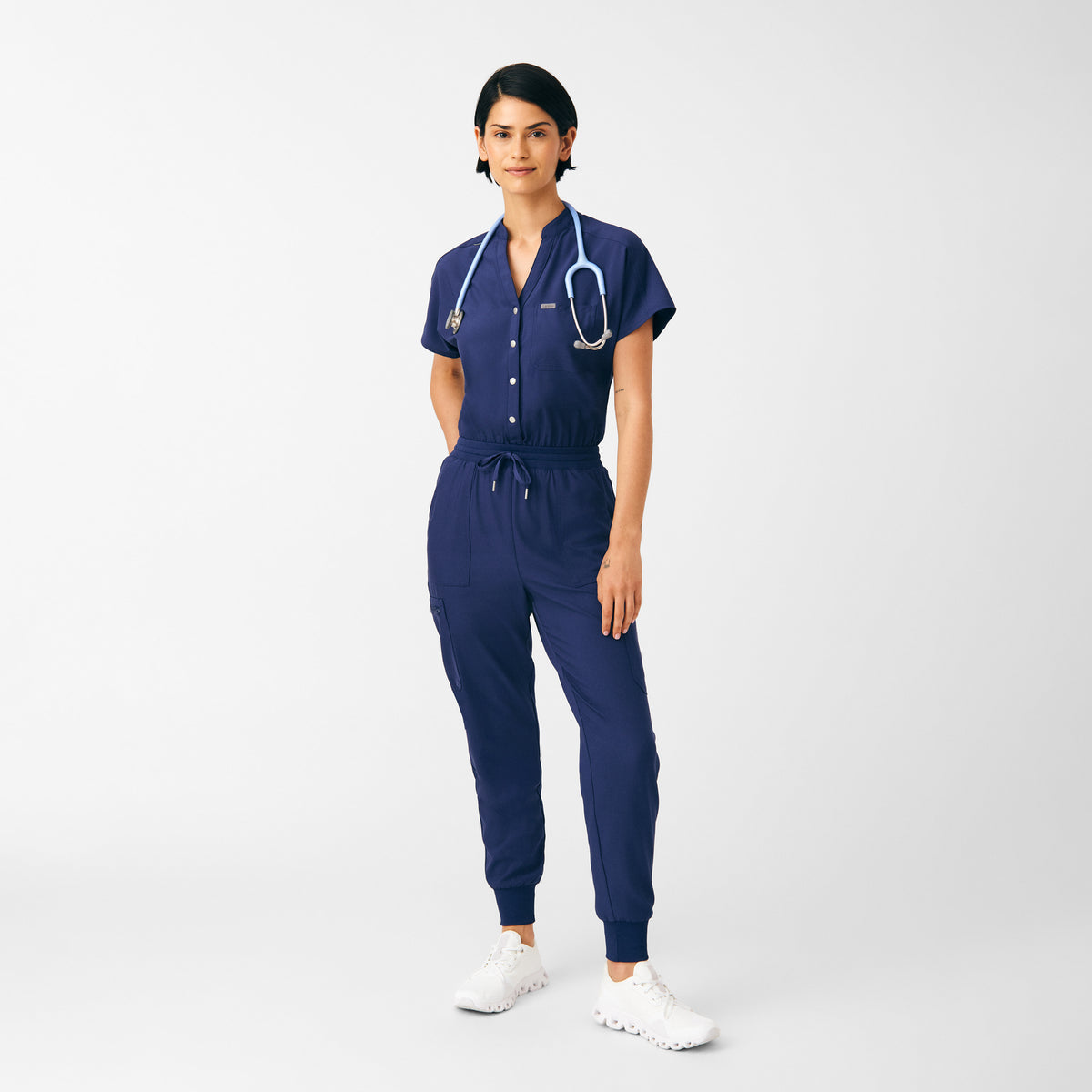 L0603 Landau Forward Women's 8-Pocket Cargo Jumpsuit - Womens