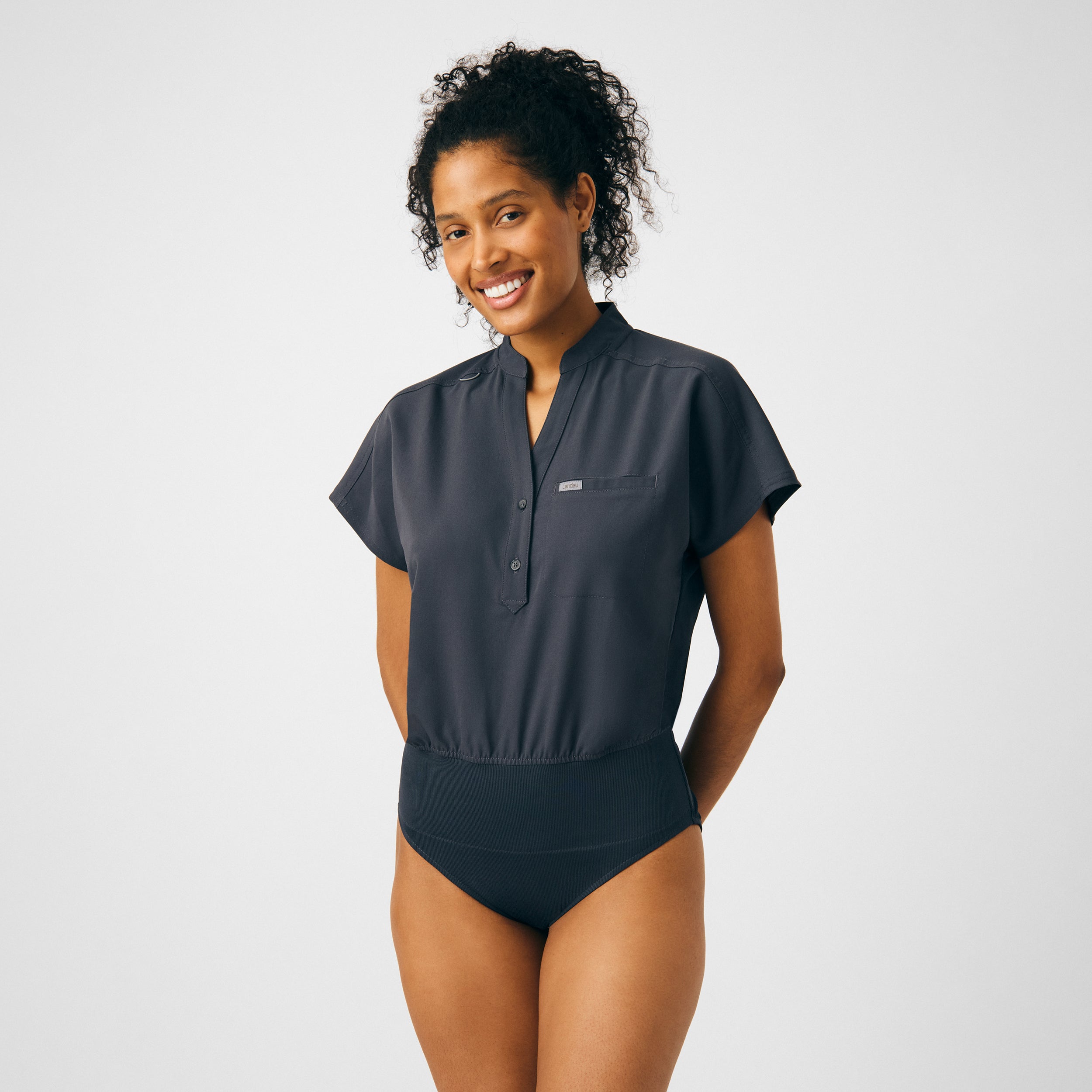 L0606 Landau Forward Women's 1-Pocket Scrub Bodysuit
