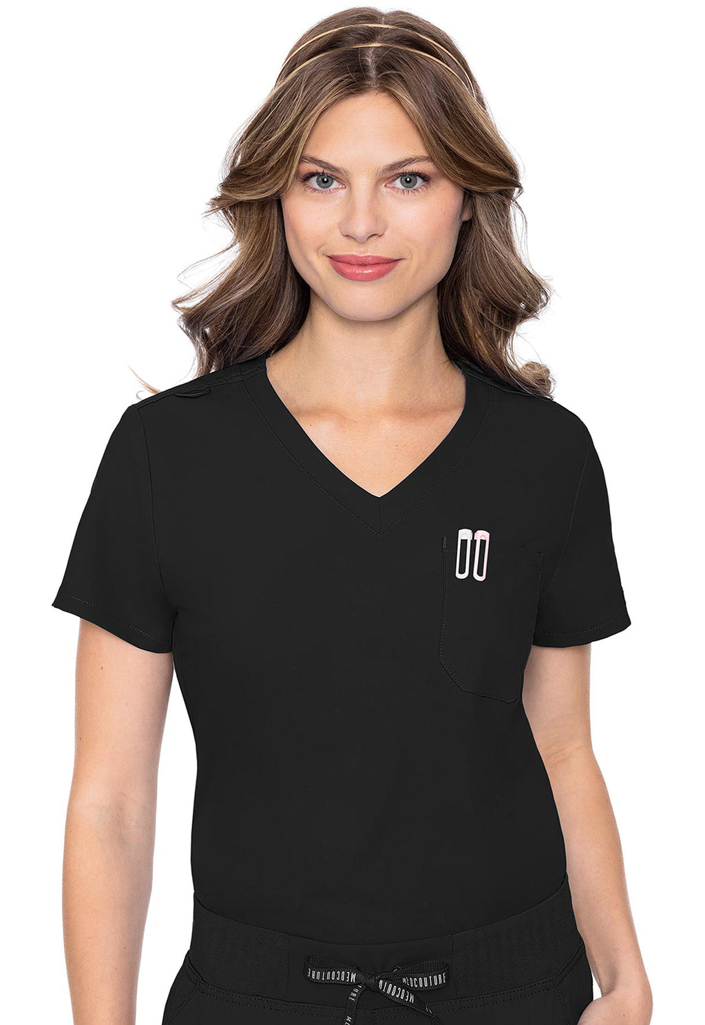 2432 Med Couture Insight One Pkt Top