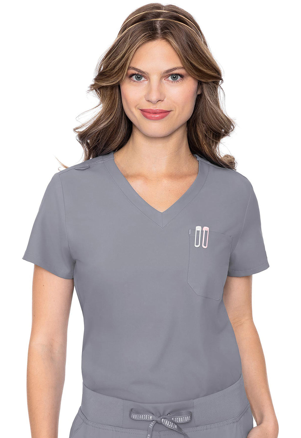 2432 Med Couture Insight One Pkt Top
