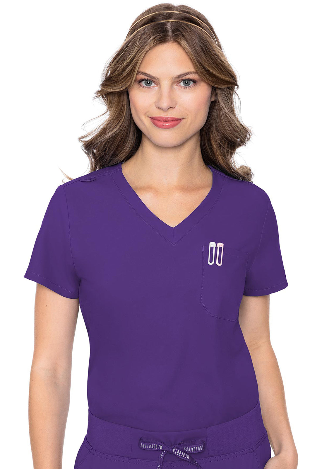 2432 Med Couture Insight One Pkt Top