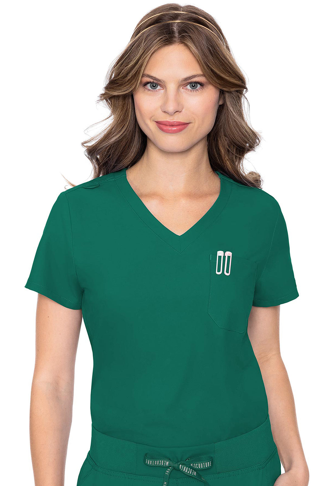 2432 Med Couture Insight One Pkt Top