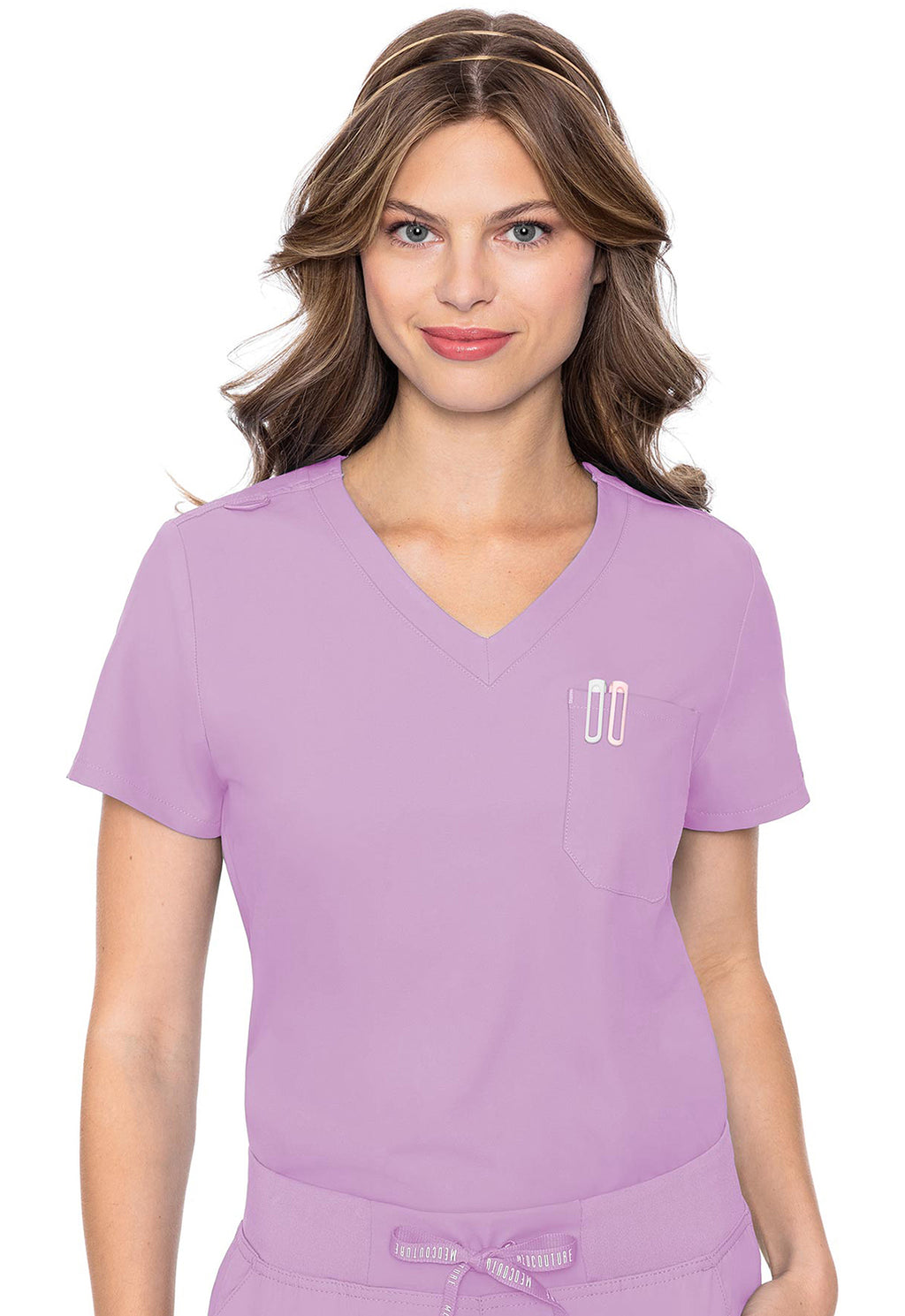 2432 Med Couture Insight One Pkt Top