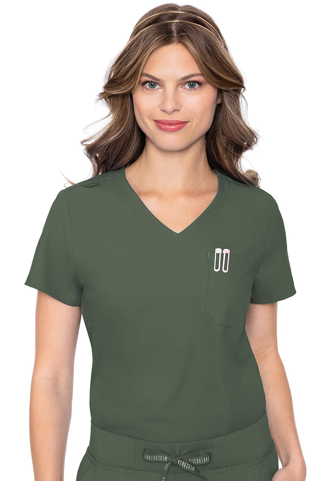 2432 Med Couture Insight One Pkt Top