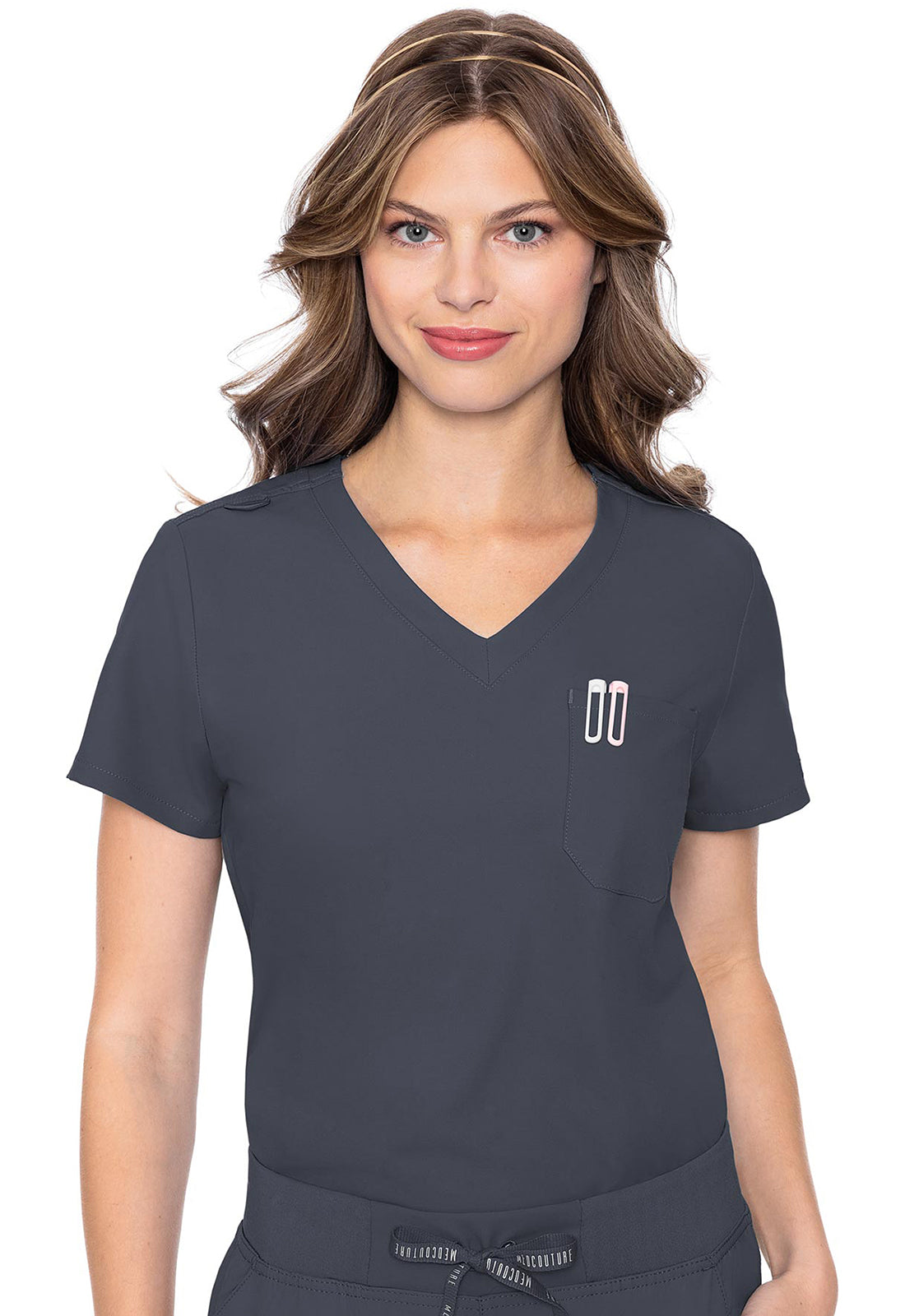 2432 Med Couture Insight One Pkt Top