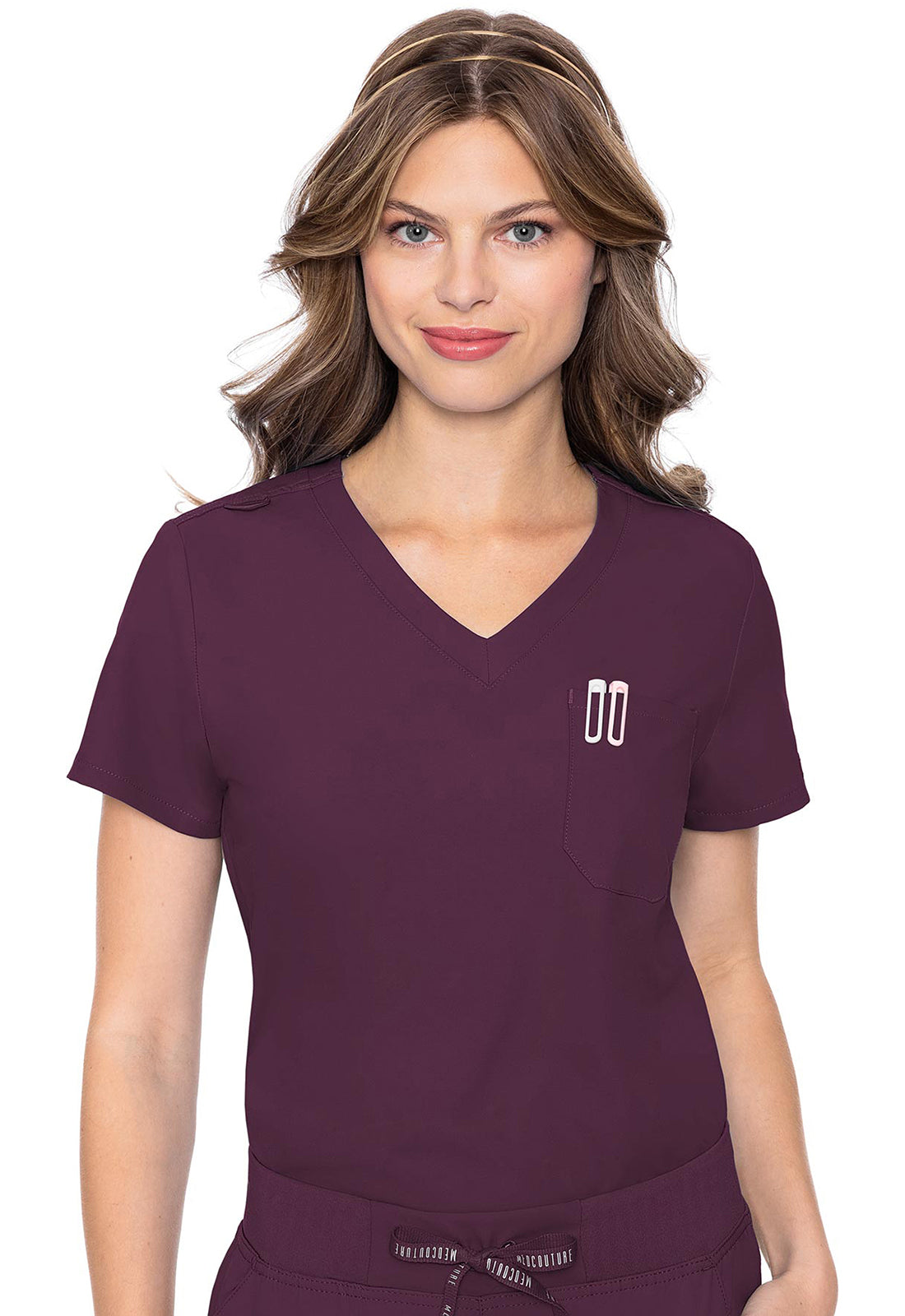 2432 Med Couture Insight One Pkt Top