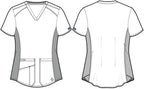 7459 Med Couture Touch V-Neck Shirttail Top