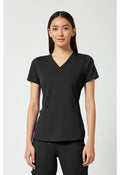 7459 Med Couture Touch V-Neck Shirttail Top