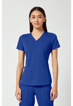7459 Med Couture Touch V-Neck Shirttail Top