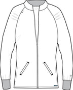 7660 Med Couture Touch Raglan Warm Up Jacket