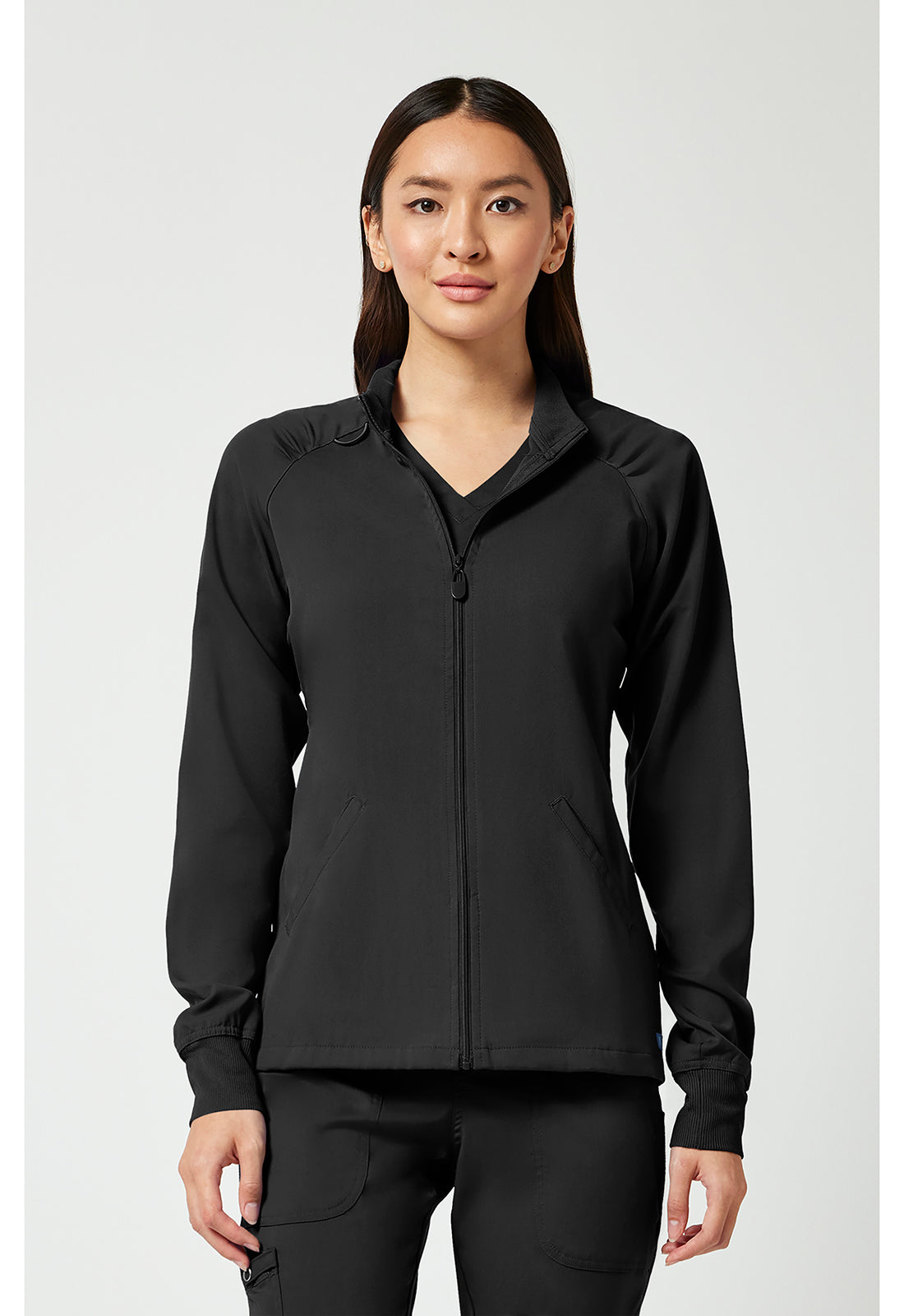 7660 Med Couture Touch Raglan Warm Up Jacket - Womens