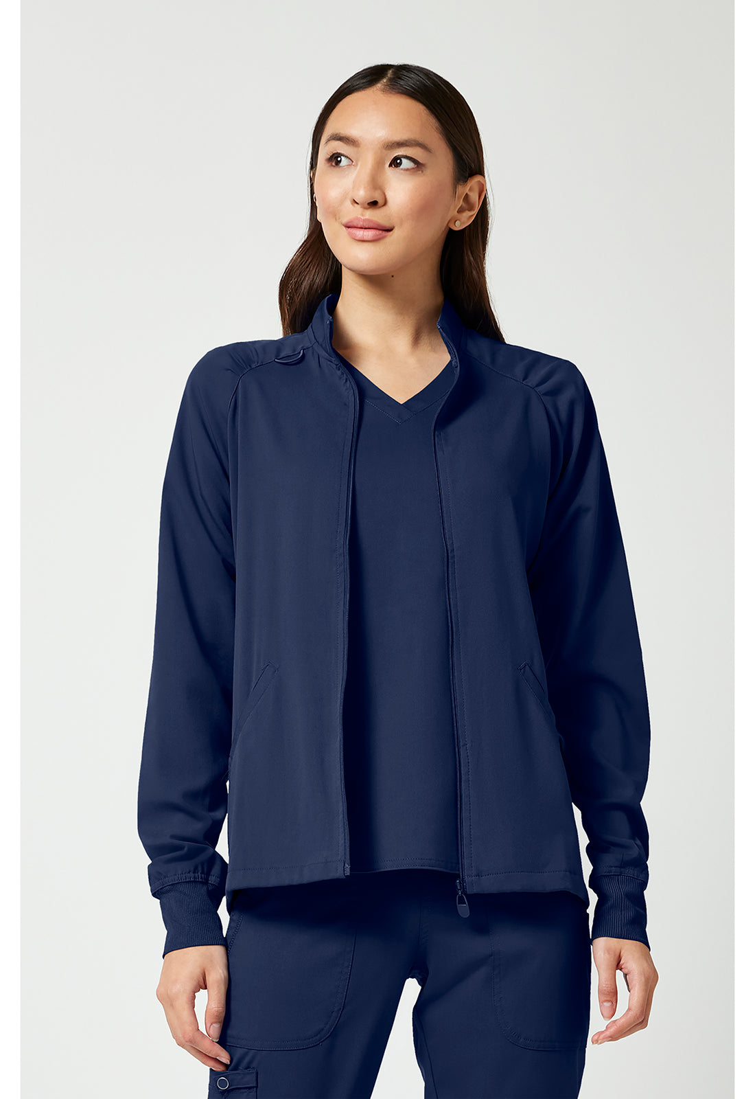 7660 Med Couture Touch Raglan Warm Up Jacket – Scrubs N Scopes