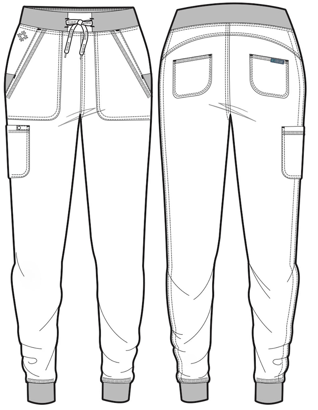 7710 Med Couture Touch Jogger Yoga Pant