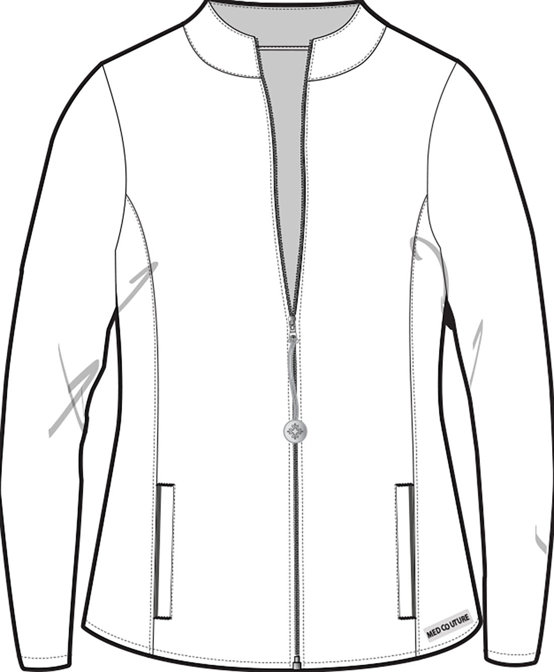 8684 Med Couture Layers Performance Fleece Jacket