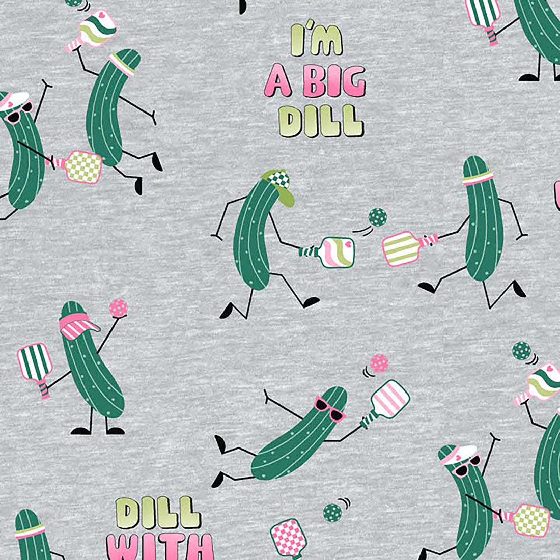 CK857 PBAL - Cherokee Print Top - I'm A Big Dill - Women's