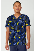 TF788 Tooniforms Men's Print V-Neck Top