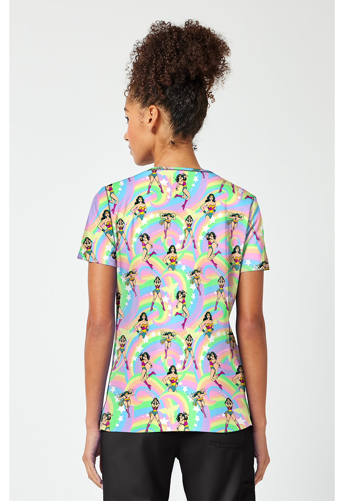 TF796 Print V-Neck Top - Realm of Heroes - Women's