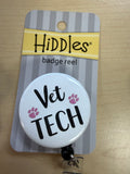 Hiddles Badge Reels - Vet Tech