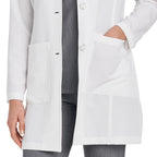 WL800 White Cross V Tess Women's 4-Pkt Mid Length Table Lab Coat