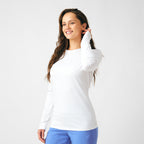 WT130 White Cross CRFT Women's 1-Pocket Long-Sleeve Tee