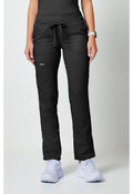 WW105 Cherokee Revolution Mid Rise Tapered Leg Drawstring Pant