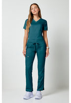 WW105 Cherokee Revolution Mid Rise Tapered Leg Drawstring Pant