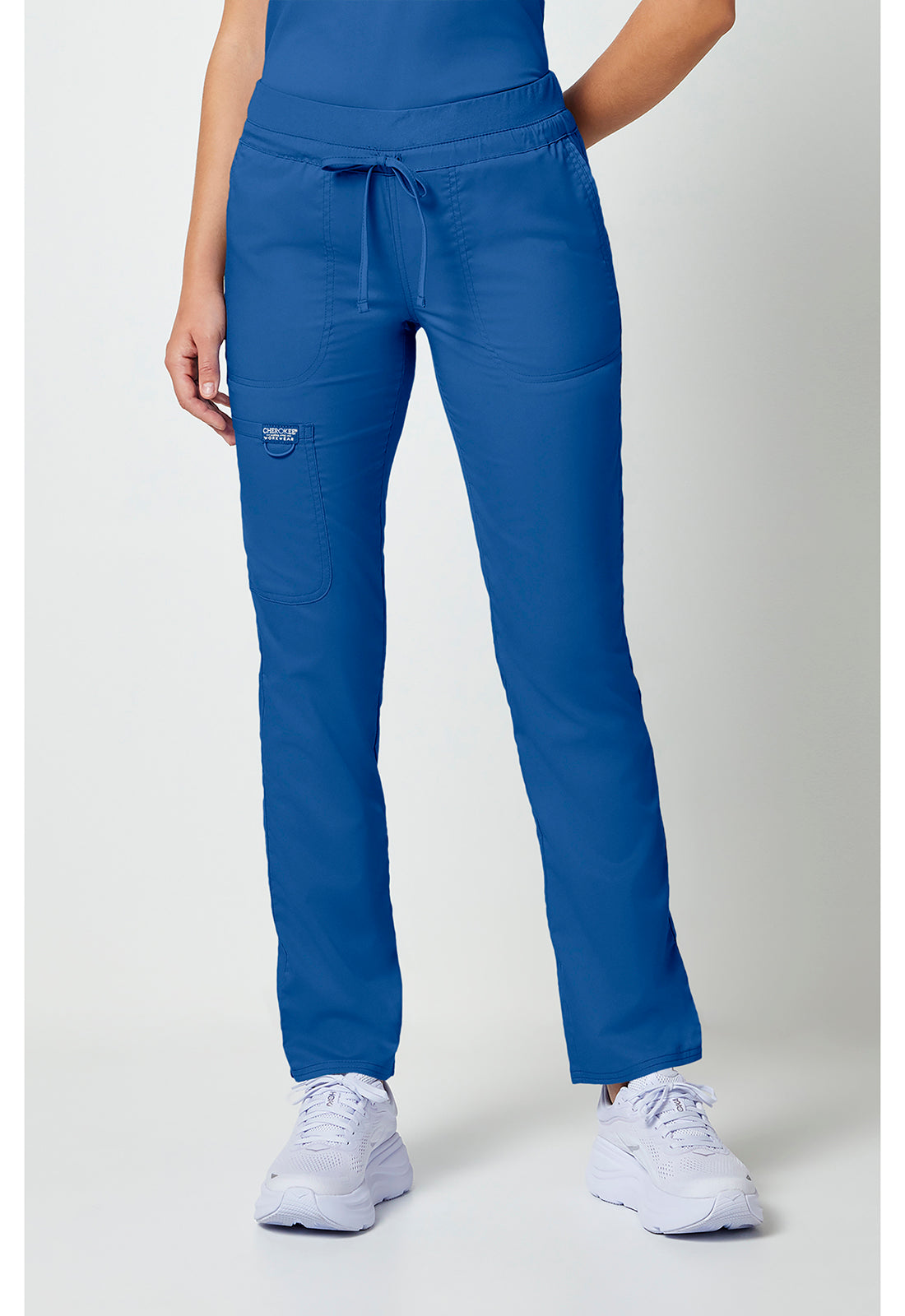 WW105 Cherokee Revolution Mid Rise Tapered Leg Drawstring Pant