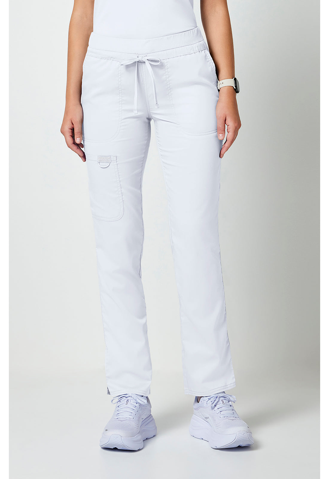 WW105 Cherokee Revolution Mid Rise Tapered Leg Drawstring Pant